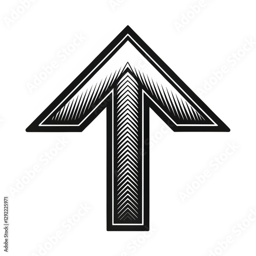 Black Sketch-Style Arrow, PNG Transparent Background: Perfect for Hand-Drawn Design, Directional Icons, Doodle Elements, Infographics, and Creative Illustrations.
