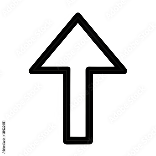 Black Sketch-Style Arrow, PNG Transparent Background: Perfect for Hand-Drawn Design, Directional Icons, Doodle Elements, Infographics, and Creative Illustrations.