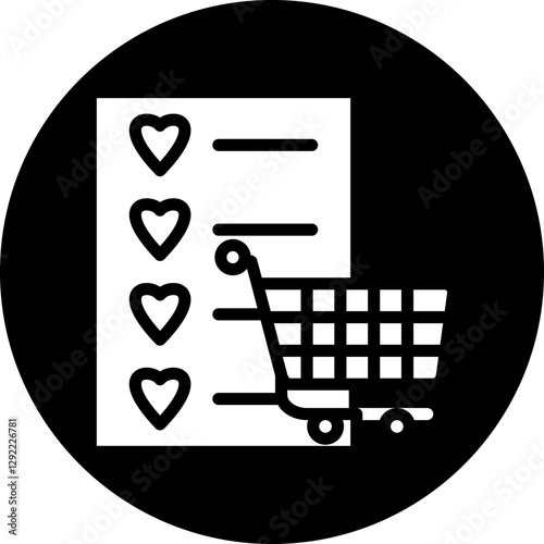 Shopping wishlist iocn style