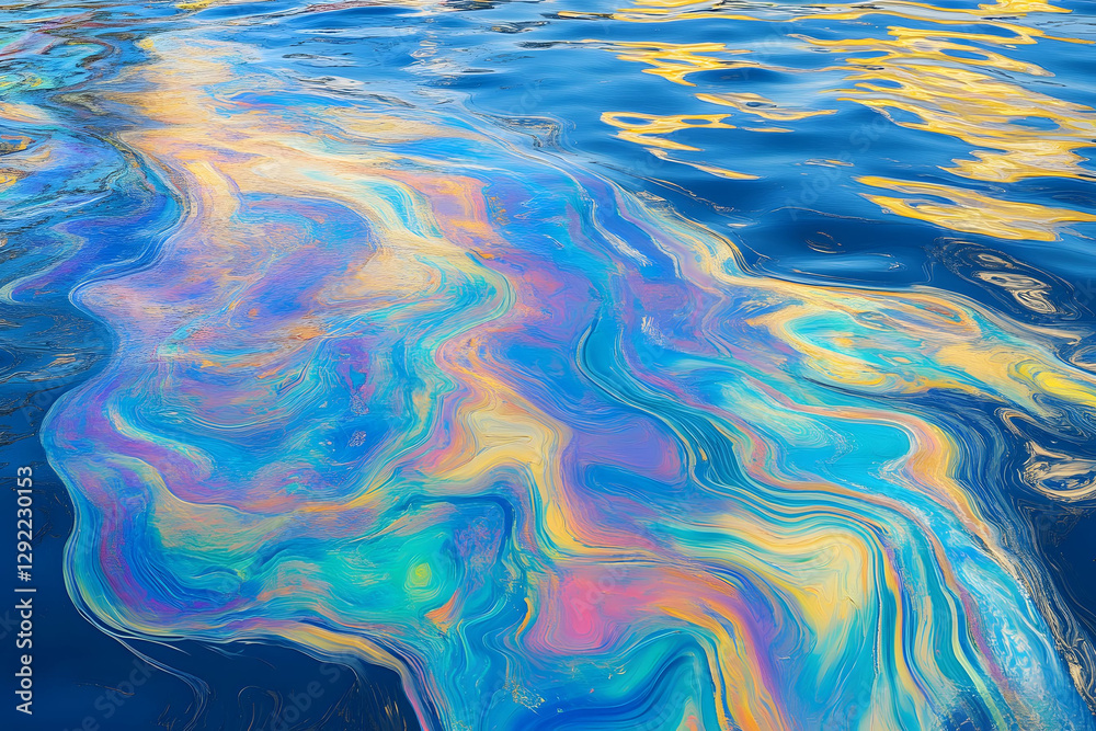 Ocean Pollution: An Iridescent Abstract of Environmental Disaster Ocean Pollution: An Iridescent Abstract of Environmental Disaster