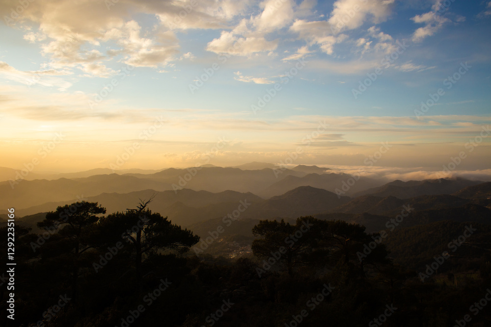 beautiful landscape of rocky mountains and cloudy sky beautiful landscape of rocky mountains and cloudy sky