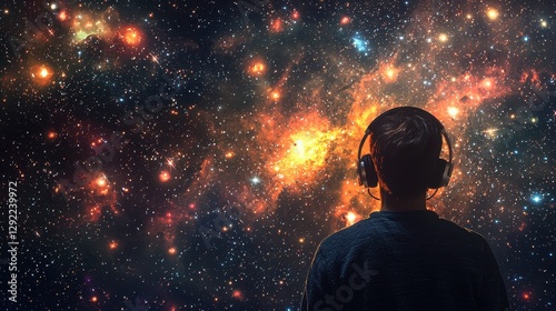 Exploring the cosmos with music as a guide in a breathtaking celestial wonderland