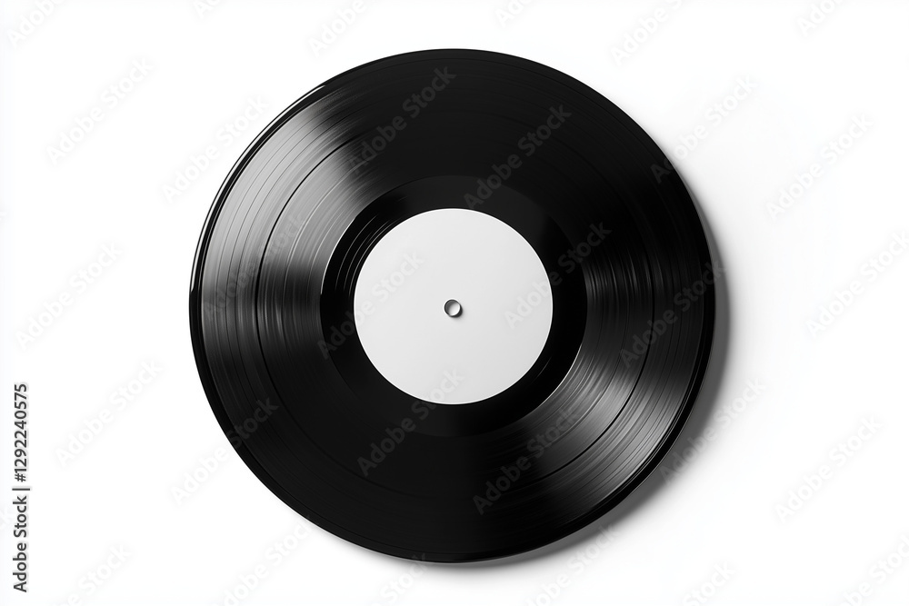 Obraz premium Vinyl record mockup isolated