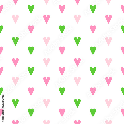 Loving Hearts seamless Pattern texture