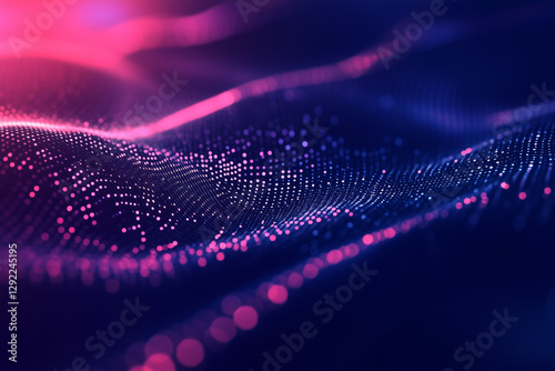 Abstract binary background for hackathon and other digital events