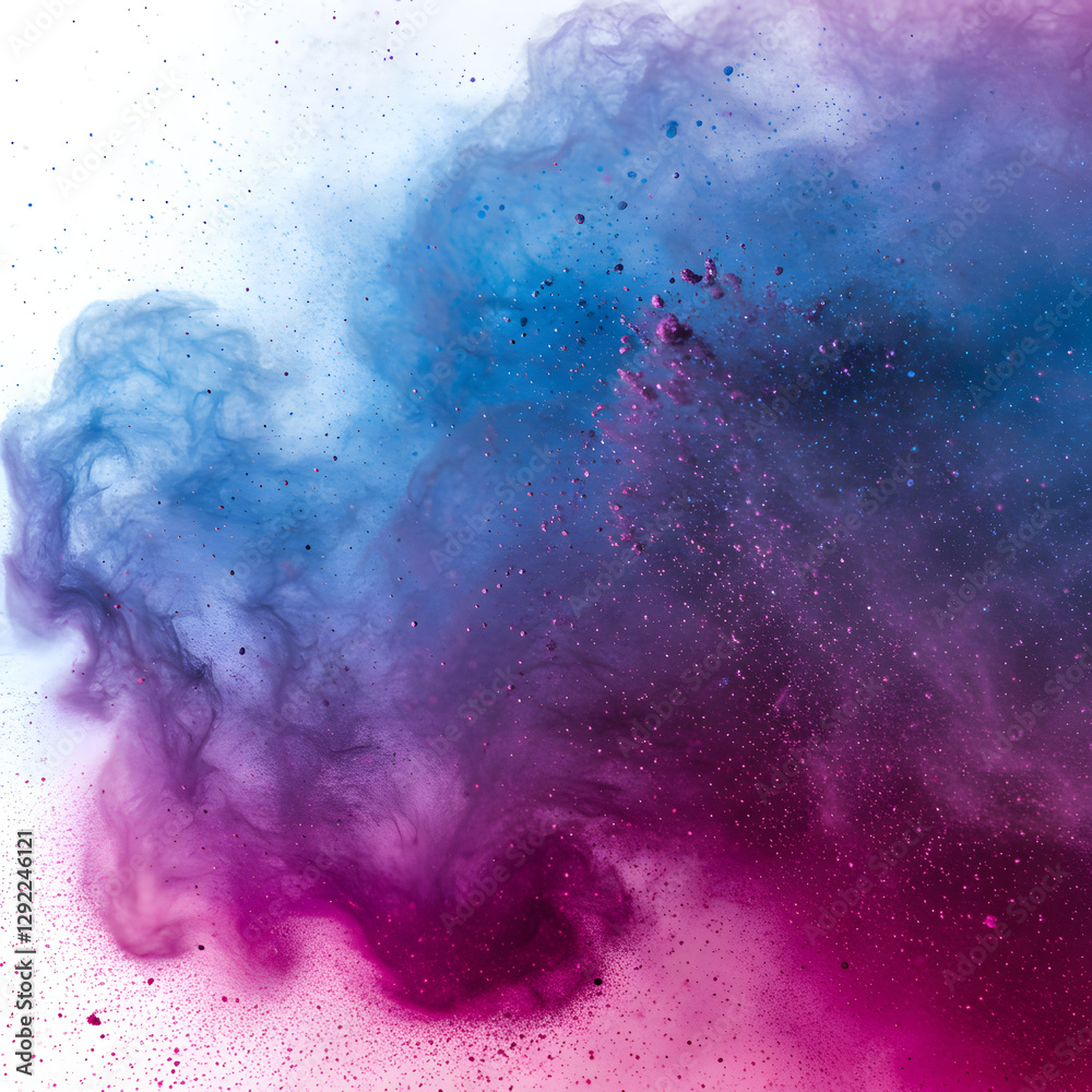 Fototapeta premium abstract pigment powder dust background