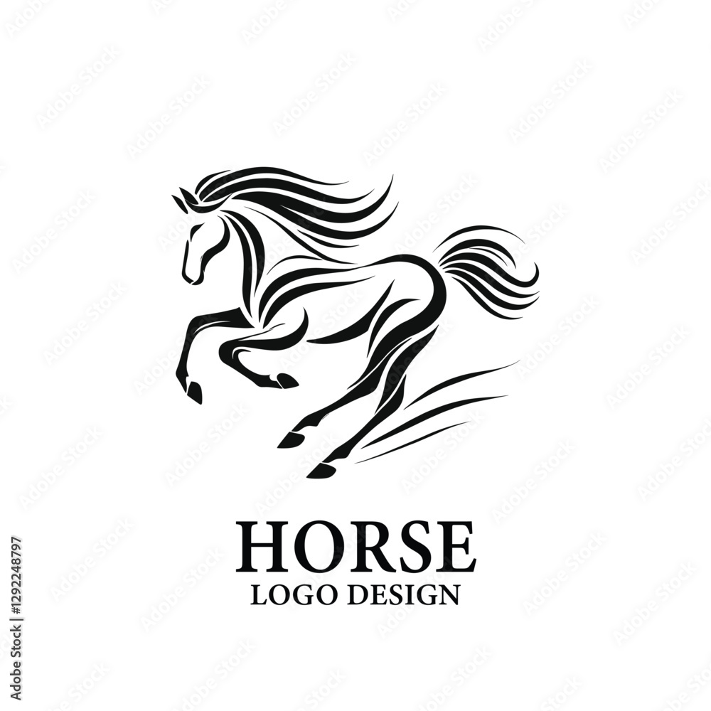 Fototapeta premium Horse Vector Logo Design