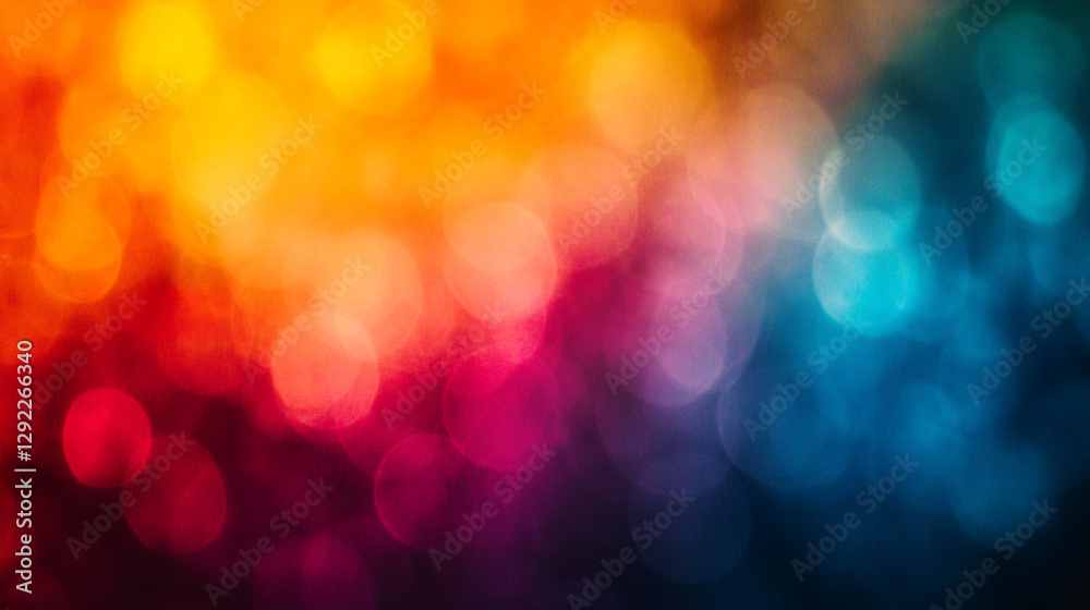 Obraz premium Abstract blurred gradient background in vibrant rainbow colors symbolizing creativity, transformation, and dynamic energy. A modern, smooth, and soft design representing a colorful and harmonious flow