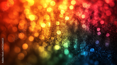 Abstract blurred gradient background in vibrant rainbow colors symbolizing creativity, transformation, and dynamic energy. A modern, smooth, and soft design representing a colorful and harmonious flow