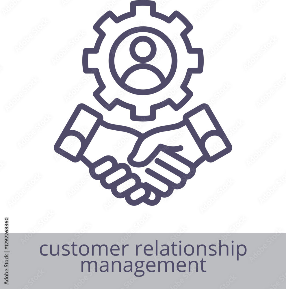 Crm Icon Element For Design Graphic Crm Icon Element For Design Graphic