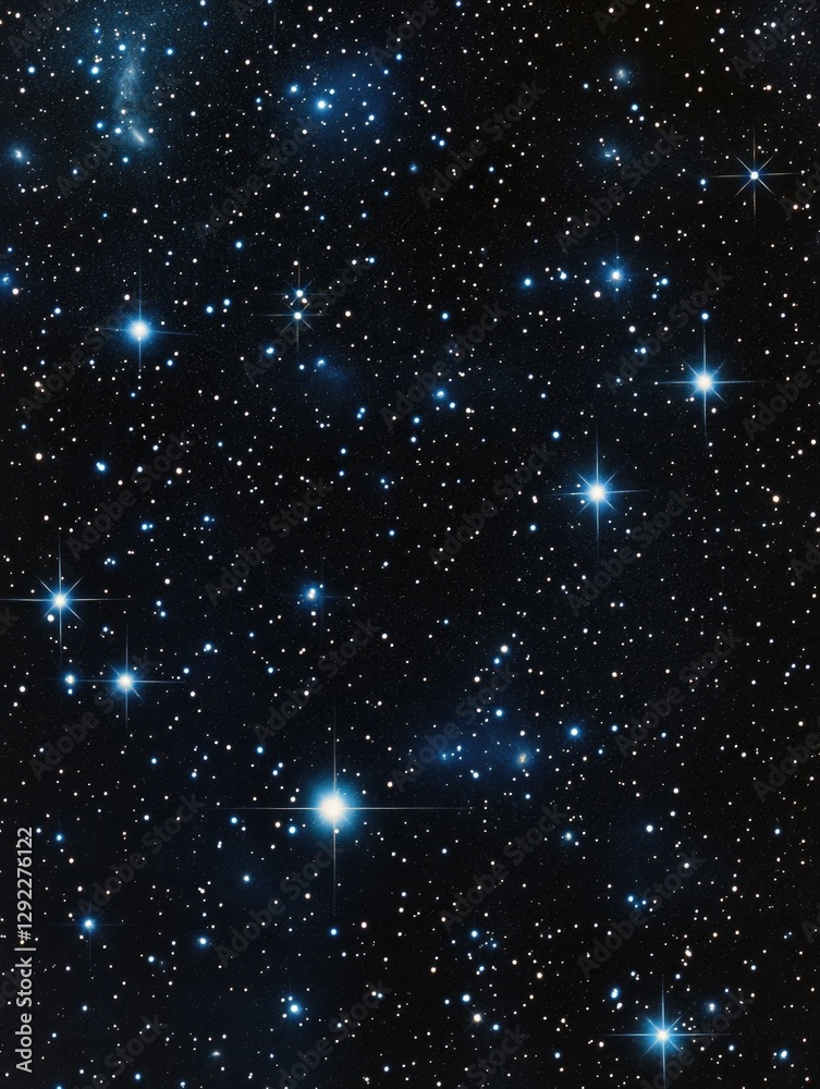 Fototapeta premium A vast expanse of stars in a galaxy, showing the beauty and mystery of space.