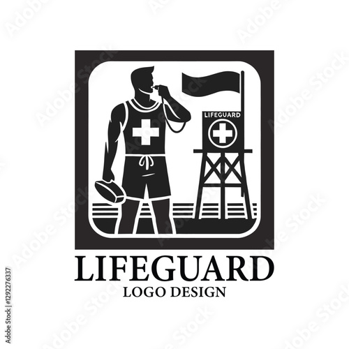 Lifeguard Vector Logo Design