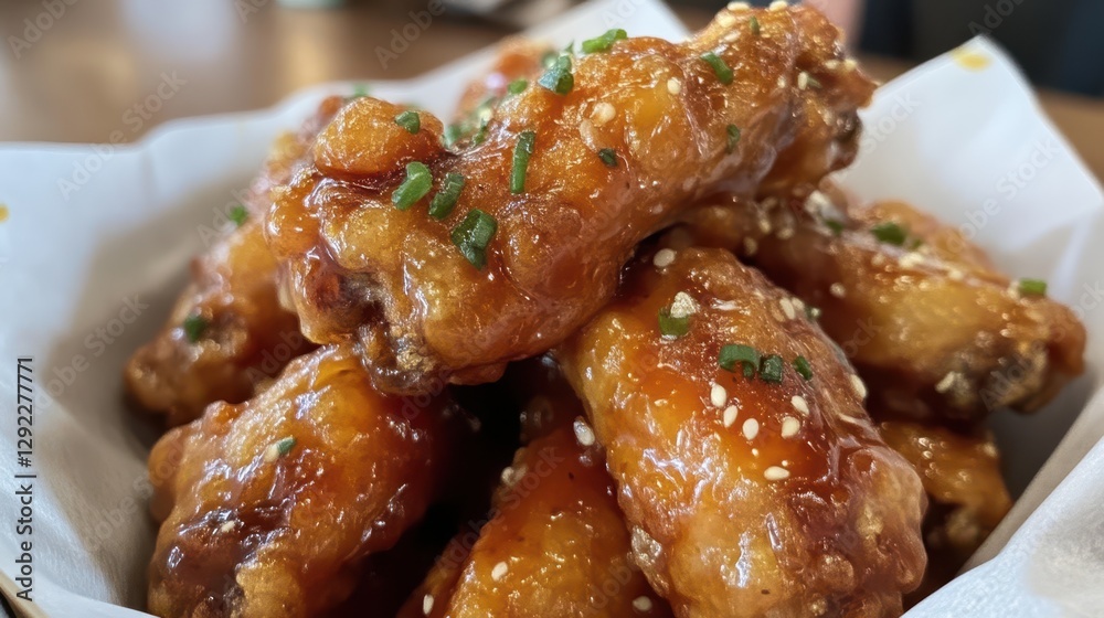 Braised ribs coated in a rich sauce, garnished with fresh green onions, served on a plate for a mouthwatering meal. Braised ribs coated in a rich sauce, garnished with fresh green onions, served on a plate for a mouthwatering meal.