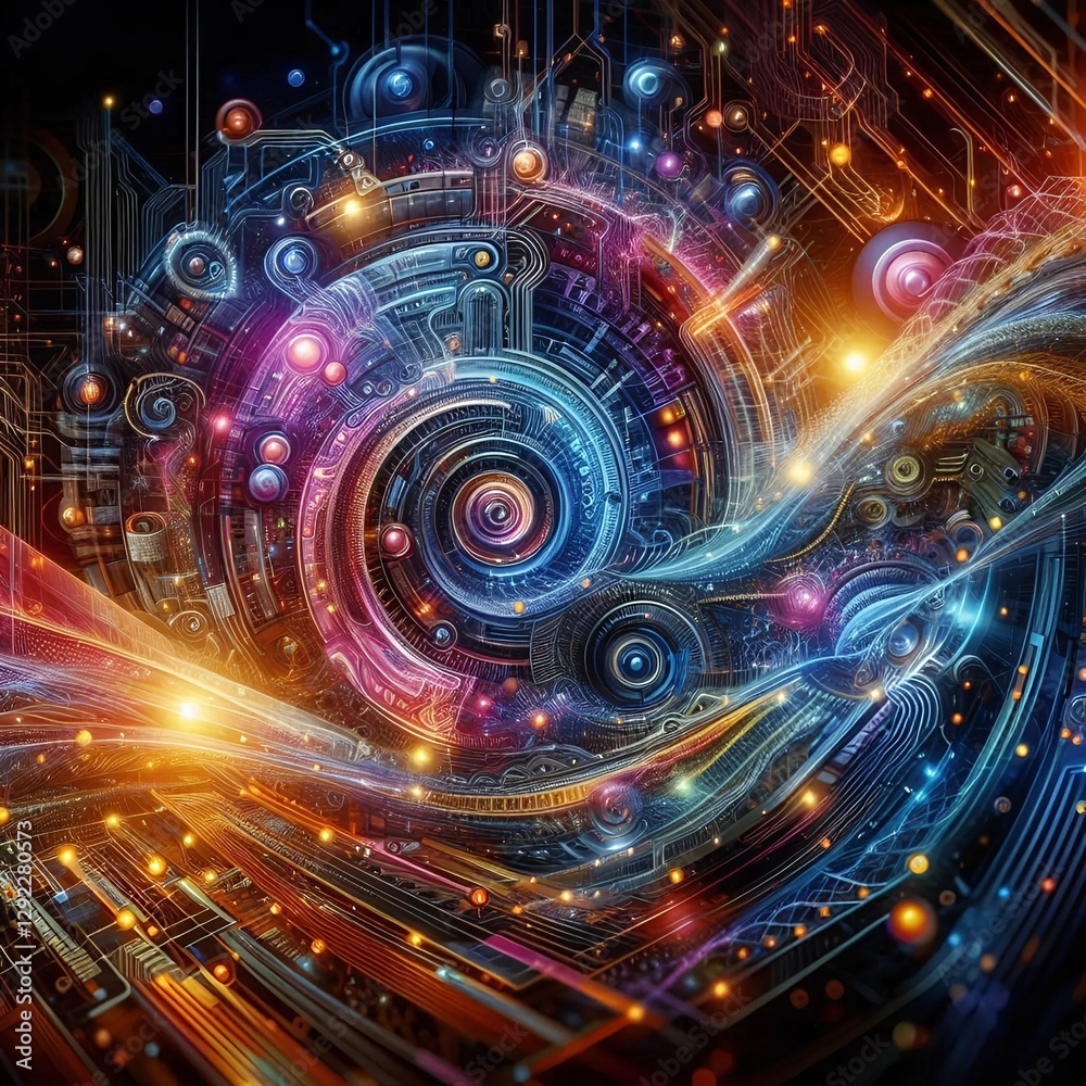 Obraz premium Advancing AI and IoT Integration: Revolutionizing Smart Technologies for Future Innovation