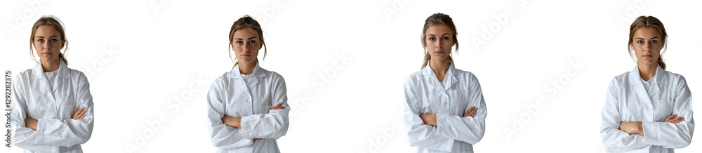 happy businesspeople representing leaders on transparent background collection set happy businesspeople representing leaders on transparent background collection set