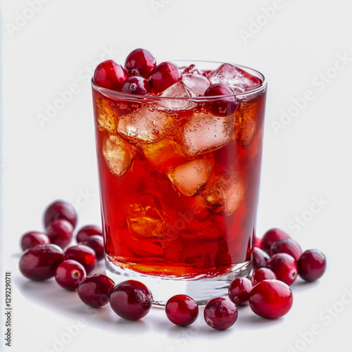 Wallpaper Mural The Cape Codder a sweet and tart cranberry cocktail perfect for any celebration isolated on a white background Torontodigital.ca