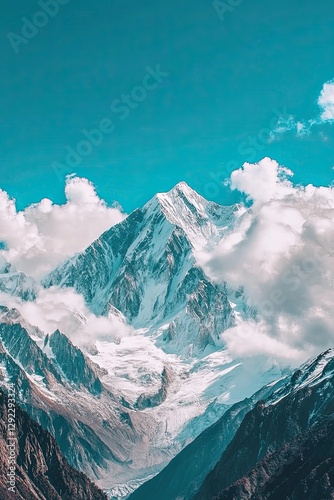 The second highest mountain in the world, Kcan be found in Concordia, Pakistan photo