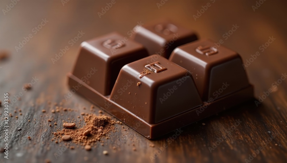 Dark chocolate candy, textured surface, rich brown hue, rough, dessert, picture Dark chocolate candy, textured surface, rich brown hue, rough, dessert, picture