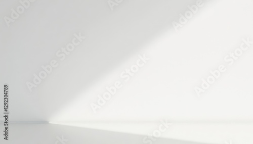 Smooth, unblemished white wall surface Ideal for product display , minimalist, studio background, studio