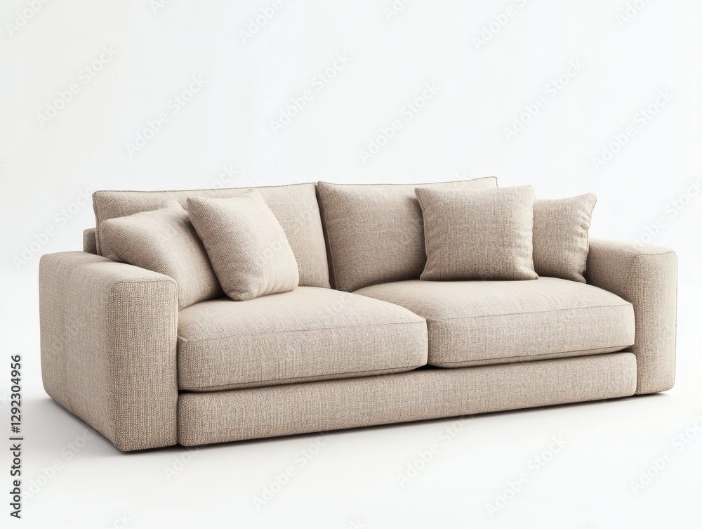 Fototapeta premium Elegant Beige Couch 