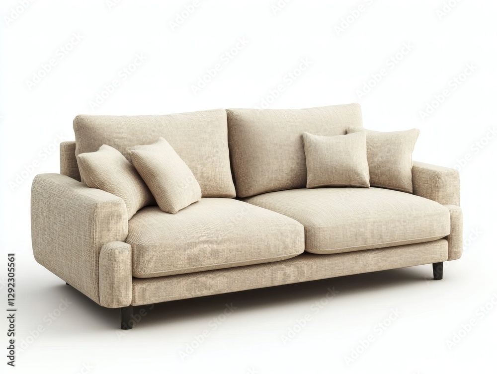 Fototapeta premium Elegant Beige Couch 
