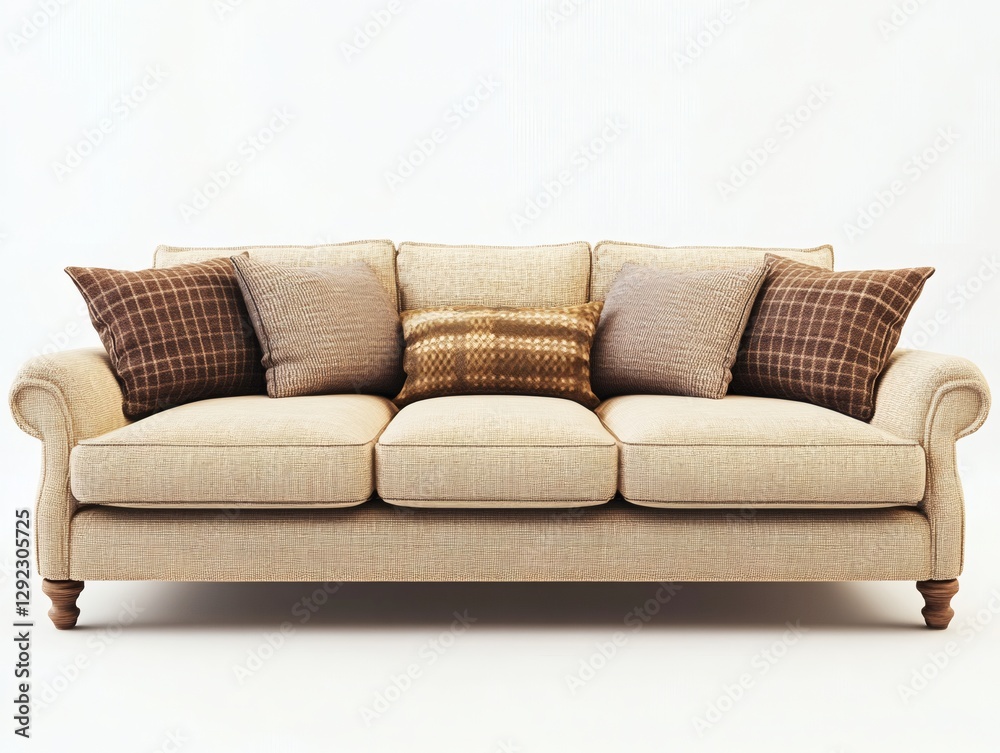 Fototapeta premium Elegant Beige Couch 
