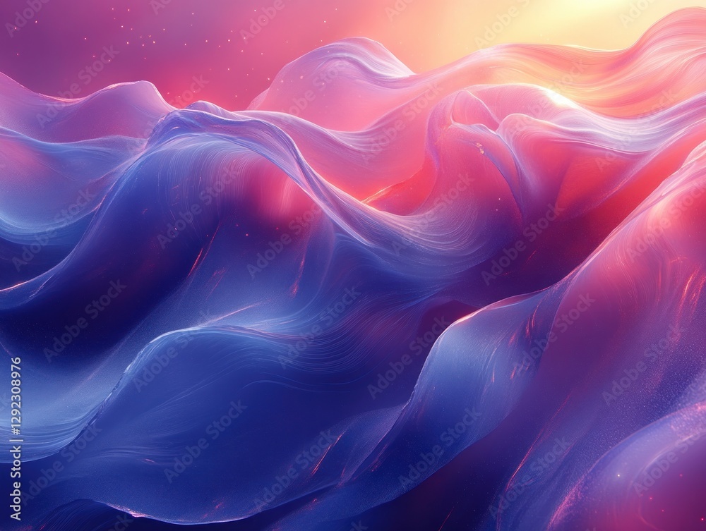 Obraz premium Glitch Art Abstract Background Colorful Digital Waves Noise Texture