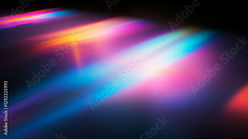 Vibrant iridescent gradient background for creative design projects