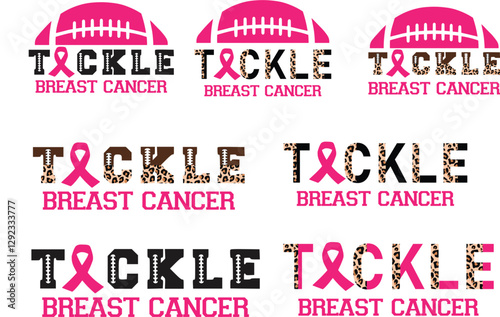 Breast cancer mega bundle, tackle breast cancer, cancer fight, wear pink, Hope, race, pink out dalmatian dots, support squad, tackle breast cancer, cancer fight, wear pink, Cancer awareness, football