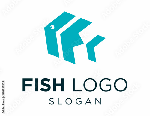 Logo design about Fish on a white background. created using the CorelDraw application.