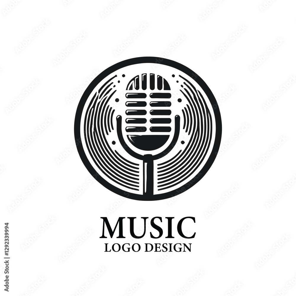 Music Vector Logo Design Music Vector Logo Design