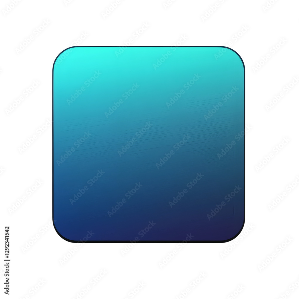 Tumblr App Icon with Navy to Cyan Gradient Isolated on Transparent Background Tumblr App Icon with Navy to Cyan Gradient Isolated on Transparent Background