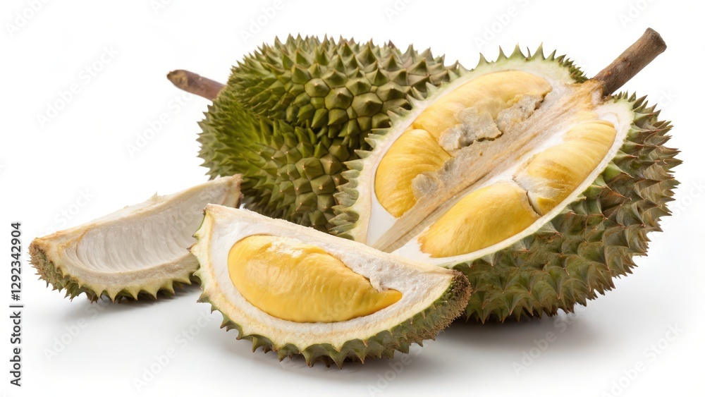 Fototapeta premium Durian Fruit Slices