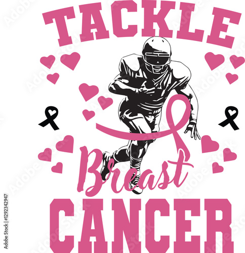 Breast cancer mega bundle, tackle breast cancer, cancer fight, wear pink, Hope, race, pink out dalmatian dots, support squad, tackle breast cancer, cancer fight, wear pink, Cancer awareness, football