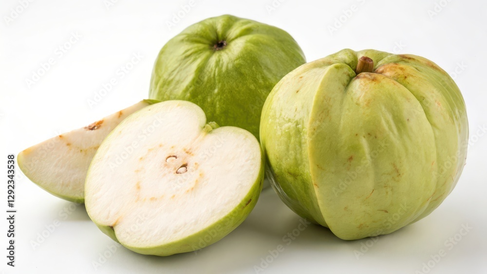 Guava Fruits, Whole and Sliced Guava Fruits, Whole and Sliced