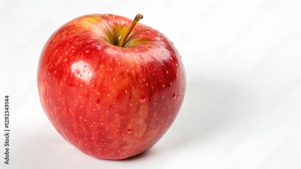 Red Apple on White Background Red Apple on White Background