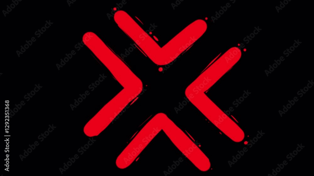 A cartoon-style red impact or anger symbol on a black screen. An anime effect to enhance character aggression in 4K with an alpha channel. A stock effect of a pulsing forehead and damage. A cartoon-style red impact or anger symbol on a black screen. An anime effect to enhance character aggression in 4K with an alpha channel. A stock effect of a pulsing forehead and damage.