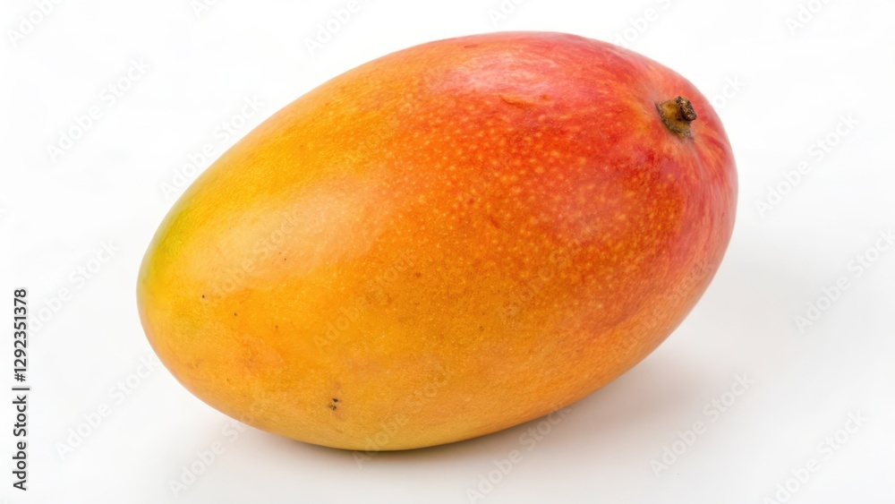 Ripe Mango on White Background Ripe Mango on White Background
