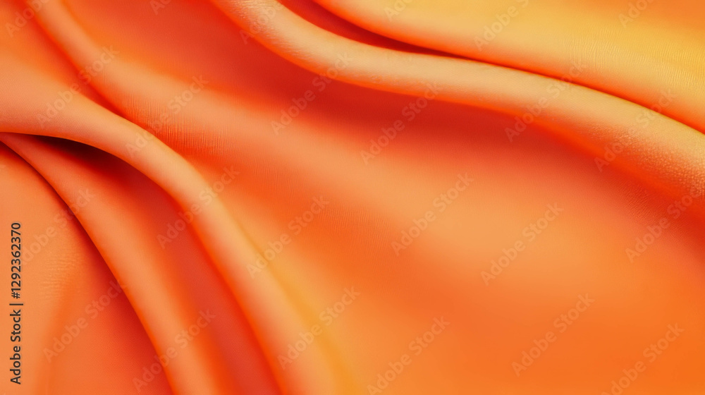 Vibrant orange denim texture for creative design and background use