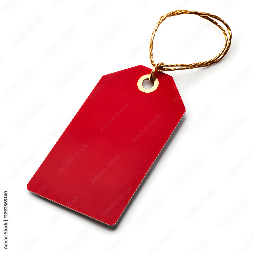 Fototapeta premium red price tag