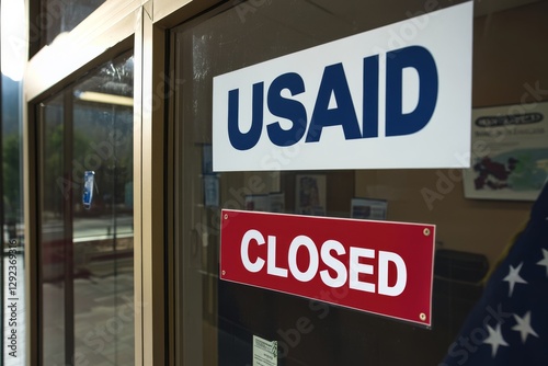 The office of USAID is currently closed as a result of workforce layoffs stemming from significant cuts to government spending, which is negatively impacting various international aid operations