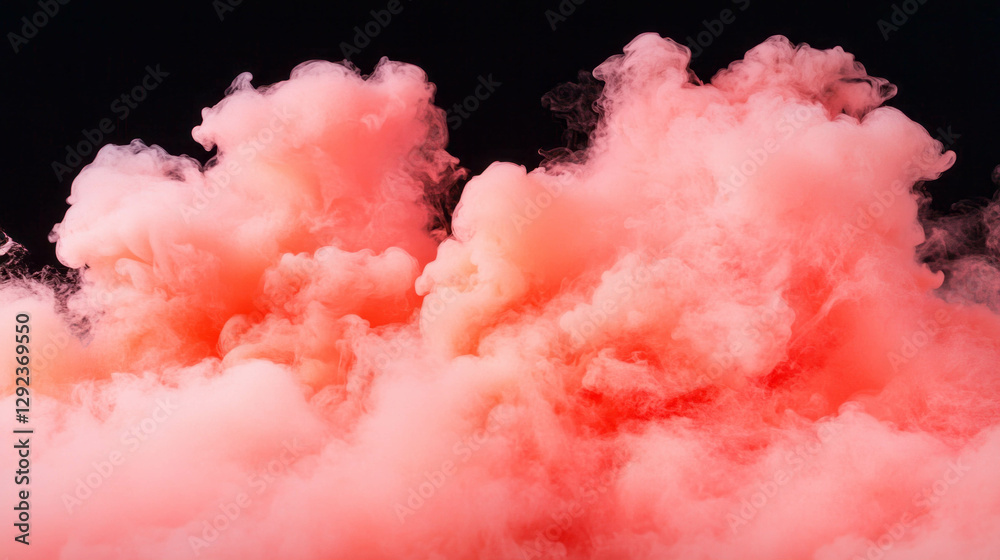 Obraz premium Soft peach smoke background for creative designs and warm atmospheres
