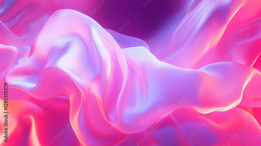 Obraz premium Abstract flowing pink and purple light background for creative design projects