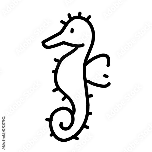 Sea inhabitants icons