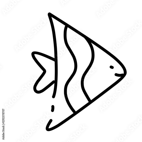 Sea inhabitants icons