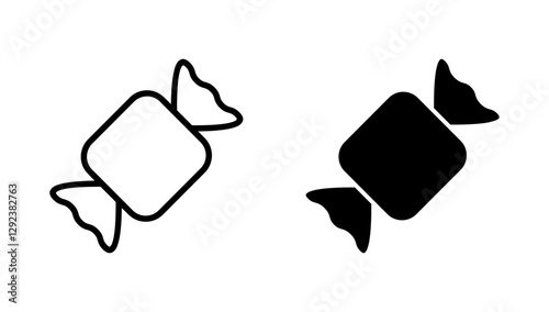 Candy icon vector. candy sign and symbol.