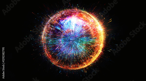 Abstract Sun Burst