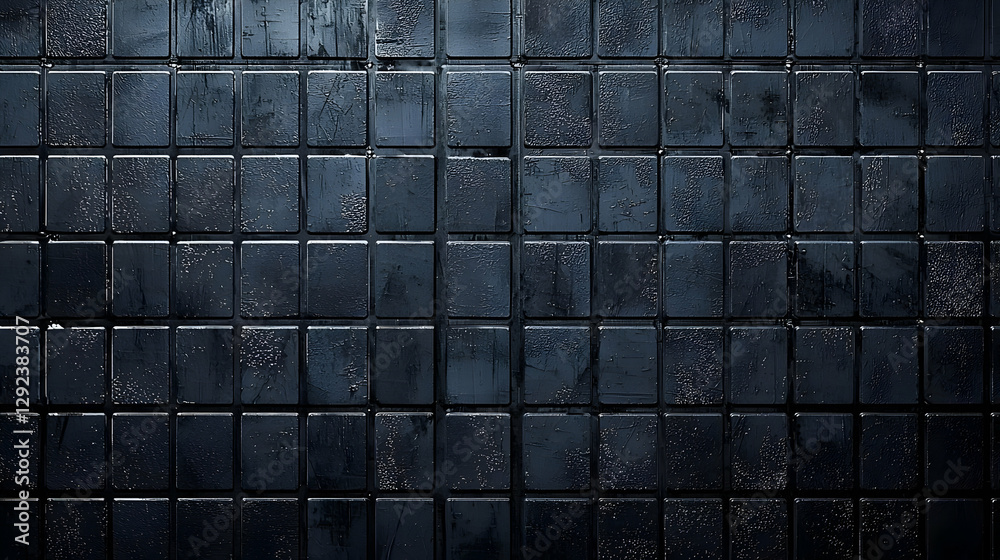 Naklejka premium Seamless Solar Panel Texture Pattern Design for Modern Architecture Wall and Floor Decor