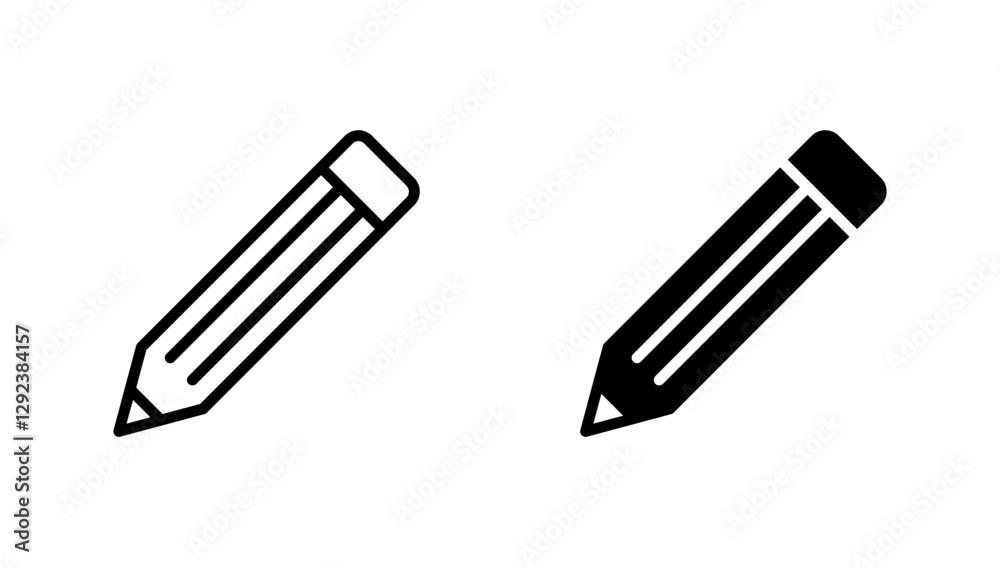 Pencil icon vector. pen sign and symbol. edit icon vector Pencil icon vector. pen sign and symbol. edit icon vector
