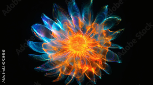 Abstract Sun Burst